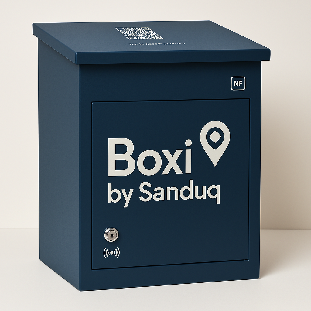 Boxi parcel locker interface